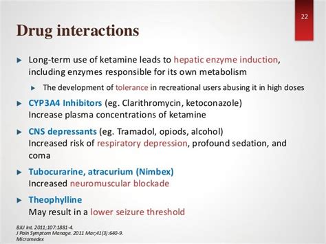 ketamine drug interactions